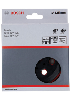 Bosch Power Tools 8-Loch Schleifteller, 125 mm mittel passend 2608000714
