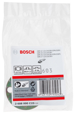 Bosch Power Tools PRO Stützteller Round Nut, M14, 115, 125 mm 2608000C23