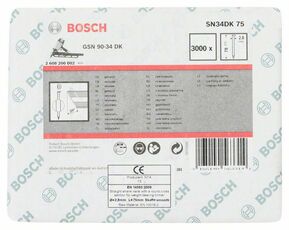 Bosch Power Tools D-Kopf Streifennagel SN34DK 75,2,8mm 2608200002