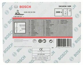 Bosch Power Tools D-Kopf Streifennagel SN34DK 50R, 2,8mm 2608200014