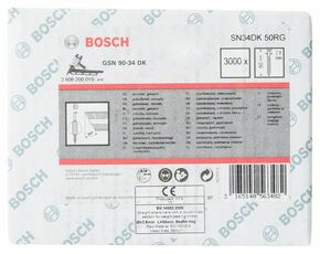 Bosch Power Tools D-Kopf Streifennagel SN34DK 50RG, 2,8mm 2608200019