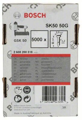 Bosch Power Tools Senkkopf-Stift SK50 50G, 1,2mm 2608200518