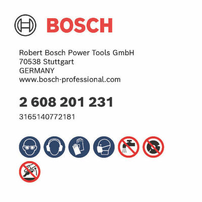 Bosch Power Tools Dia Topfscheibe 125 x 22,23 x 5mm 2608201231