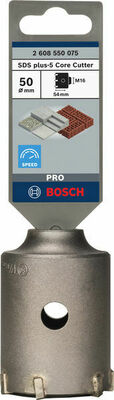 Bosch Power Tools PRO SDS plus-5 Bohrkrone, 50 x 50 x 72 mm 2608550075