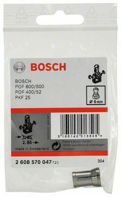 Bosch Power Tools Spannzange ohne Spannmutter 6 mm für 2608570047
