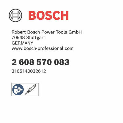 Bosch Power Tools Spannzange mit Spannmutter 1/8-Zoll 2608570083