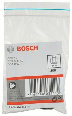 Bosch Power Tools Spannzange mit Spannmutter,6mm 2608570084