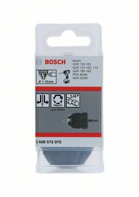 Bosch Power Tools Schnellspannbohrfutter bis 10 mm 1 - 10 mm 2608572075