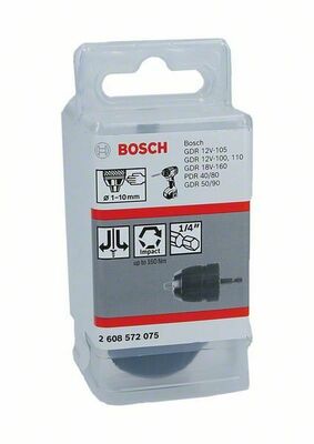 Bosch Power Tools Schnellspannbohrfutter bis 10 mm 1 - 10 mm 2608572075