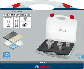 Bosch Power Tools PRO Ceramic dry M14 Bohrkronen-Set 2608576669