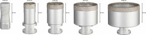Bosch Power Tools PRO Ceramic dry M14 Bohrkronen-Set 2608576669