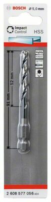 Bosch Power Tools Metallspiralbohrer HSS, 5,0 mm 2608577056