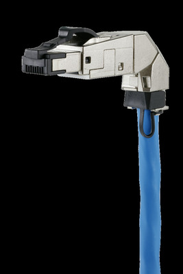 Metz Connect RJ45 Stecker Cat.6A Kabelzuführ.360 Grad 130E405042-E