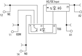 Weidmüller Optokoppler Termseries TOZ 24VUC 230VAC1A