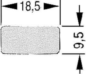 Siemens Dig.Industr. Bezeichnungsschild Symbol: I 3SB2901-2MC