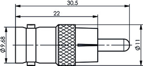 Telegärtner Adapter BNC-CINCH F-M 100023681