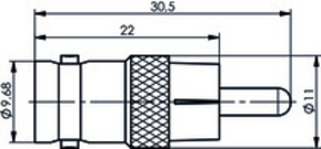 Telegärtner Adapter BNC-CINCH F-M 100023681