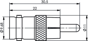 Telegärtner Adapter BNC-CINCH F-M 100023681