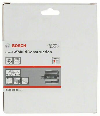 Bosch Power Tools Lochsäge SpeedMultiC 108 x 60 mm 2608580761