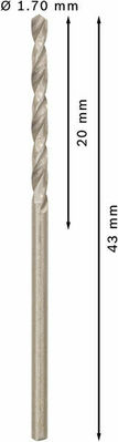 Bosch Power Tools PRO Metal HSS-G Spiralbohrer 1,7 x 2608585472