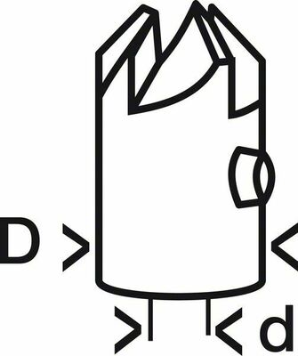 Bosch Power Tools Aufstecksenker für Holzspiralbohrer 5 x 2608585739