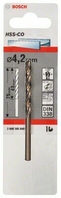 Bosch Power Tools Metallspiralb. HSS-C 4,2 x 43 x 75 mm 2608585848
