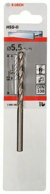 Bosch Power Tools Metallspiralb.HSS-G DIN338,5,5x57x93mm 2608585925