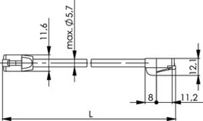 Telegärtner Patchkabel F/UTP Cat.5e schwarz 0,25m FS100 100008069