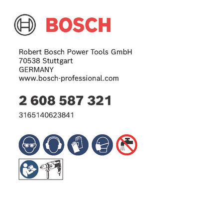 Bosch Power Tools PRO Trockenbohrkrone, 65 x 150 mm, G 1/2 Zoll 2608587321
