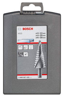 Bosch Power Tools HSS-Stufenbohrerset, 3-tlg. 2608587426