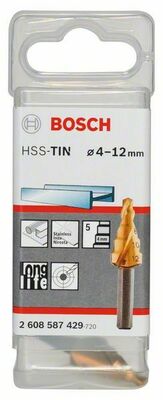 Bosch Power Tools Stufenbohrer HSS-TiN, 4 - 12mm 2608587429