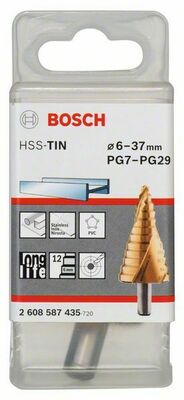 Bosch Power Tools Stufenbohrer HSS-TiN, 6- 37mm 2608587435