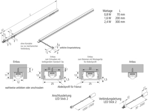 Hera LED Stick 2 200mm 24LED cw 20202122201