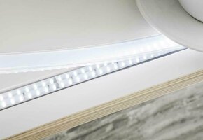 Hera LED-Leuchte m. Einspeisung 72LED cw TWIN-Stick4,4W cwEin