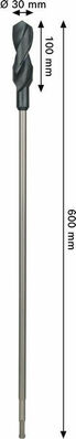 Bosch Power Tools PRO Wood HSS Installationsbohrer 2608597421