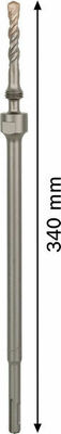 Bosch Power Tools PRO SDS plus Adapter, einteilig 340 mm M16 2608598047