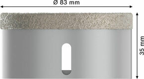 Bosch Power Tools PRO Ceramic dry Trockenbohrkrone 83 2608599026