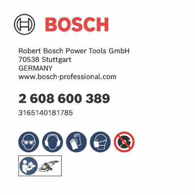 Bosch Power Tools Schruppscheibe 150X6 mm F.Stahl 2608600389
