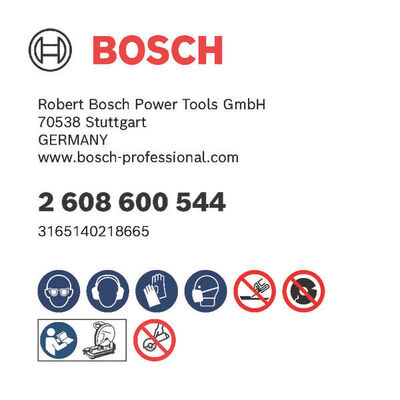 Bosch Power Tools Trennscheibe 300X3,2mm Stahl 2608600544