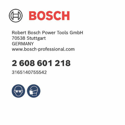 Bosch Power Tools Handschleifklotz, aus Kunststoff mit 2608601218