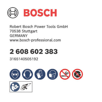Bosch Power Tools Trennscheibe 125x1,6mm Multi 2608602383