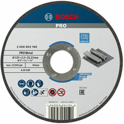 Bosch Power Tools Trennscheibe 125x1,6mm Metal 2608603166