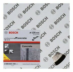 Bosch Power Tools DIA Trenn S.f.Concre 125x22,23x1,6x10mm 2608603240