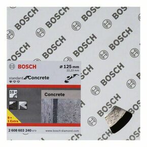 Bosch Power Tools DIA Trenn S.f.Concre 125x22,23x1,6x10mm 2608603240
