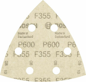 Bosch Power Tools PRO F355 Schleifblatt, 93 mm, G600, 5-tlg. 2608605199
