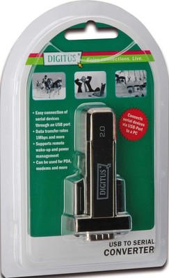 DIGITUS USB zu Seriell-Adapter DSUB 9M DA-70156
