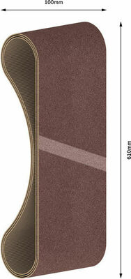 Bosch Power Tools PRO X440 Schleifband, 100 x 610 mm 40 10-tlg. 2608606134