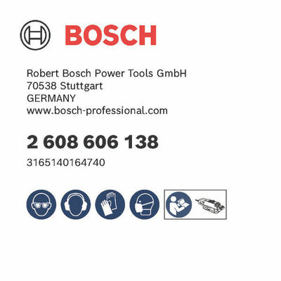 Bosch Power Tools PRO X440 Schleifband, 100 x 610 mm 150 10-tlg. 2608606138
