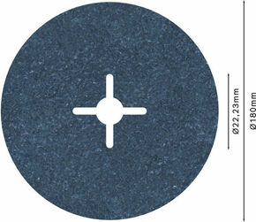 Bosch Power Tools Fiberschleifscheibe R574,180mm,24 2608606740