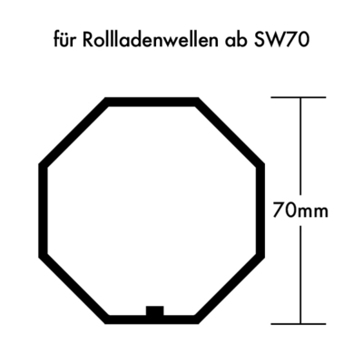 Kaiser Nienhaus Rohrmotor Bolide Classic 393W,100 Nm,10U/min. 116100